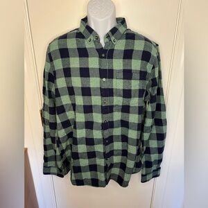 Denim & Flower Flannel Size XL